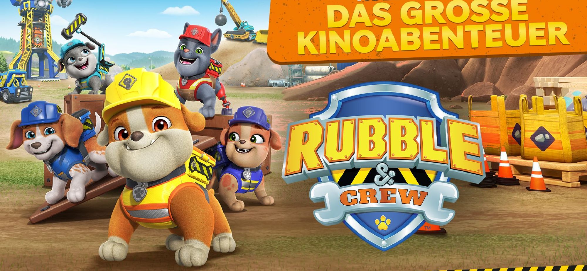 Rubble & Crew - Das grosse Kinoabenteuer - jetzt Tickets sichern!